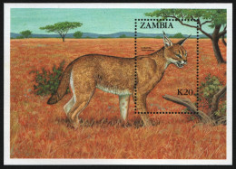 Sambia 1987 - Mi-Nr. Block 14 ** - MNH - Wildtiere / Wild Animals - Zambia (1965-...)