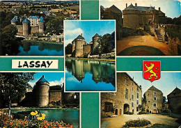 53 - Lassay - Le Château - Multivues - Blasons - CPM - Voir Scans Recto-Verso - Lassay Les Chateaux