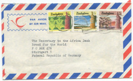 Cover Zimbabwe 1989 Tobacco Elephant Birchenough Bridge - Zimbabwe (1980-...)