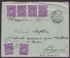 MiNr 64, MeF Mit 6 Werten "Bihac", 2.8.37, Ankunft - Timbres-taxe