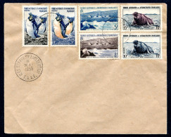 RC 27077 TAAF 1956 ILES ST PAUL ET AMSTERDAM SUR ENVELOPPE DES MESSAGERIES MARITIMES TB - Storia Postale