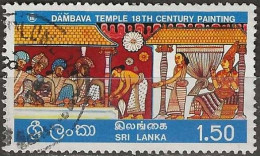SRI LANKA 1976 Vesak - 1r.50 - The Astrologers Being Entertained FU - Sri Lanka (Ceylan) (1948-...)