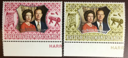 British Solomon Islands 1972 Silver Wedding MNH - Salomonseilanden (...-1978)