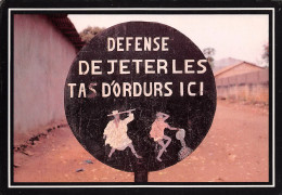 PORTO  NOVO  Chez Bonne Idée Defense De Jeter Des Ordures (scan Recto-verso) OO 0983 - Benin
