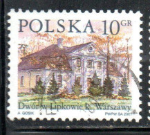 POLONIA POLAND POLSKA 2001 COUNTRY ESTATES LIPKOW 10g USED USATO OBLITERE' - Gebraucht
