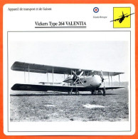 Fiche Aviation Vickers Type 264 VALENTIA   / Avion Transport Et Liaison UK Avions - Avions
