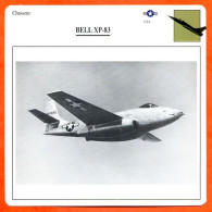 Fiche Aviation BELL XP 83   / Avion Chasseur USA Avions - Avions