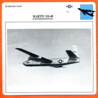 Fiche Aviation MARTIN XB 48  / Avion Bombardier Lourd USA Avions - Avions