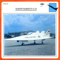 Fiche Aviation MARTIN MARIETTA X 24   / Avion Chasseur USA Avions - Airplanes