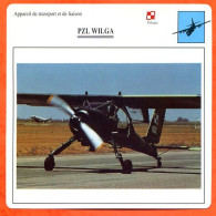 Fiche Aviation PZL WILGA  / Avion Transport Et Liaison Pologne  Avions - Airplanes