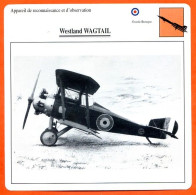 Fiche Aviation Westland WAGTAIL  / Avion Reconnaissance Et Observation UK  Avions - Airplanes