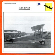 Fiche Aviation VOUGHT VE 7  / Avion Appareil D'entrainement USA Avions - Avions