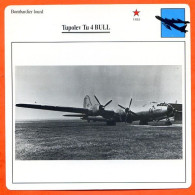 Fiche Aviation TUPOLEV Tu 4 BULL  / Avion Bombardier Lourd URSS Avions - Avions