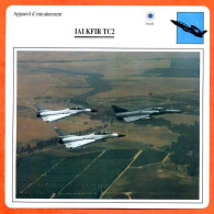 Fiche Aviation IAI KFIR TC2  / Avion Appareil D'entrainement Israel  Avions - Airplanes