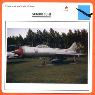Fiche Aviation SUKHOI SU 11 / Avion Chasseur Supériorité Aérienne URSS  Avions - Vliegtuigen