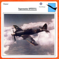 Fiche Aviation Supermarine SPITEFUL   / Avion Chasseur UK Avions - Avions