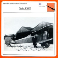 Fiche Aviation Nestler SCOUT   / Avion Reconnaissance Et Observation UK  Avions - Airplanes