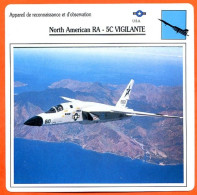 Fiche Aviation North American RA 5C VIGILANTE  / Avion Reconnaissance Et Observation USA  Avions - Avions