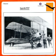 Fiche Aviation Sopwith PUP   / Avion Chasseur UK Avions - Vliegtuigen