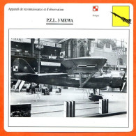 Fiche Aviation PZL 3 MEWA  / Avion Reconnaissance Et Observation Pologne  Avions - Flugzeuge