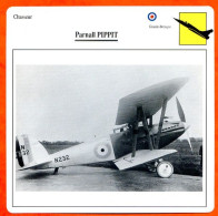 Fiche Aviation Parnall PIPPIT  / Avion Chasseur UK Avions - Vliegtuigen