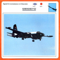 Fiche Aviation KAWASAKI P 2J   / Avion Reconnaissance Et Observation USA Japon Avions - Vliegtuigen