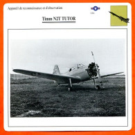 Fiche Aviation Timm N2T TUTOR  / Avion Reconnaissance Et Observation USA Avions - Airplanes