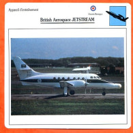 Fiche Aviation British Aerospace JETSTREAM   / Avion Appareil D'entrainement UK  Avions - Airplanes