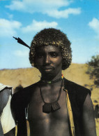ETHIOPIE  A Kind Of Cunama Young Man Giovane CUNAMA ETHIOPIA  (scan Recto-verso) OO 0994 - Etiopia