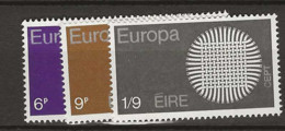 1970 MNH Ireland Mi 239-41 Postfris** - Ungebraucht