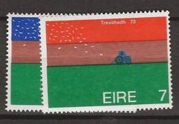 1973 MNH Ireland Mi 294-95 Postfris** - Ungebraucht