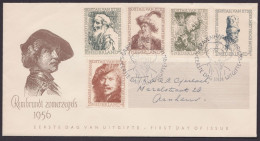 MiNr 672/6 "Rembrandt", 1956 Auf FDC, Pass. ESSt. - Brieven En Documenten