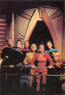 STAR TREK  Photo De Groupe Deep Space Nine  Cinema  Series Acteurs  (scan Recto-verso) OO 0999 - TV Series