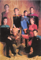 STAR TREK  Photo De Groupe Deep Space Nine  Cinema  Series ActeursSK 82  (scan Recto-verso) OO 0999 - Séries TV