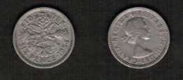 GREAT BRITAIN    6 PENCE 1954 (KM # 903) #7687 - H. 6 Pence