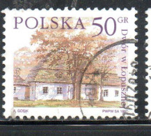 POLONIA POLAND POLSKA 1997 COUNTRY ESTATES LOPUSZNEJ 50g USED USATO OBLITERE' - Gebruikt