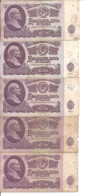 RUSSIE 25 RUBLES 1961 VF P 234 ( 5 Billets ) - Russia