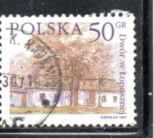 POLONIA POLAND POLSKA 1997 COUNTRY ESTATES LOPUSZNEJ 50g USED USATO OBLITERE' - Usati