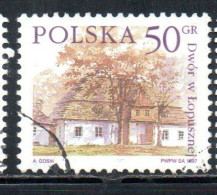 POLONIA POLAND POLSKA 1997 COUNTRY ESTATES LOPUSZNEJ 50g USED USATO OBLITERE' - Oblitérés