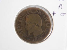 France 5 Centimes 1855 A ANCRE (99) - 5 Centimes