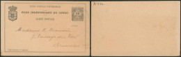 Congo Belge - EP Au Type N°9b (SBEP)  Obl Matadi > Bruxelles. Longueur 86mm - Enteros Postales