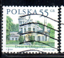 POLONIA POLAND POLSKA 1998 COUNTRY ESTATES OBLEGORKU 55g USED USATO OBLITERE' - Used Stamps