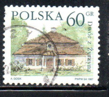 POLONIA POLAND POLSKA 1997 COUNTRY ESTATES ZYRZYNA 60g USED USATO OBLITERE' - Gebruikt