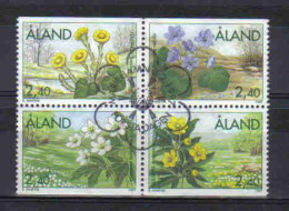 Aland 1997 Flowers 4-block Y.T. 123/126 (0) - Ålandinseln