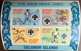 Solomon Islands 1975 South Pacific Games Minisheet MNH - Islas Salomón (...-1978)