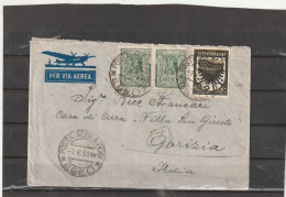 Italy Rhodos Rodi AIRMAIL COVER To Gorizia 1939 - Aegean (Rodi)