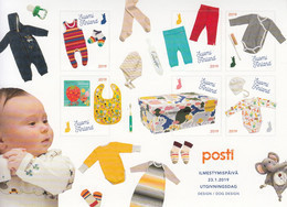 2019 Finland Baby Clothes Fashion  Souvenir Sheet MNH @ BELOW FACE VALUE - Nuevos