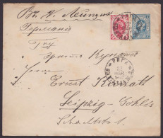 U33 D, Bedarf Mit Zusatzfr. Nach Deutschland, "Riga", 22.3.1897 - Postwaardestukken
