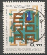 Finland  1973 European Security  Y.T. 689 (0) - Used Stamps