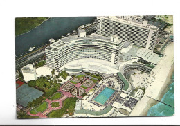 CPM    MIAMI BEACH, FONTAINEBLEAU , (voir Timbres) - Miami Beach